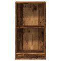 vidaXL Knižnica staré drevo 40x24x76 cm kompozitné drevo