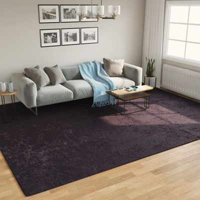 vidaXL Koberec prateľný antracitový 400x300 cm