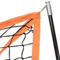 vidaXL Bejzbalová sieť oranžovo-čierna 183x182x183cm oceľ a polyester