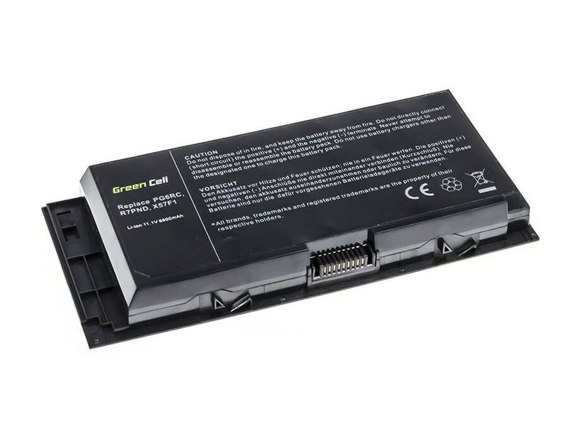 DE74 Green Cell Battery for Dell Precision M4600 M4700 M4800 M6600 M6700 / 11,1V 6600mAh