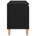 vidaXL TV skrinka 102 x 35 x 50 cm Čierny dub Kompozitné drevo