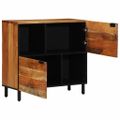 vidaXL Servírovacia skriňa Hnedá 80 x 33 x 75 cm Masívne mango drevo