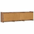 vidaXL TV skrinka 168 x 33 x 47 cm Staré drevo Kompozitné drevo
