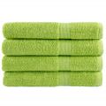 vidaXL Prémiové uteráky SOLUND 4 ks jablkové 100x200cm 600 g/m2