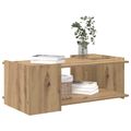 vidaXL Konferenčný stolík Dub artisan 90 x 50 x 33 cm Kompozitné drevo