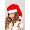 Vianočná čiapka Santa s brmbolcom luxusné Ruhhy 22556 Vánoční čepice Santa s bambulí luxusní Ruhhy 22556