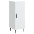 vidaXL Servírovacia skriňa Biela 33 x 34,5 x 89,5 cm Kompozitné drevo