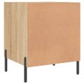 vidaXL Nočné stolíky 2 ks dub sonoma 40x40x50 cm kompozitné drevo