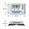 Solárny regulátor PWM Epever VS2024AU, 12/24 V, 20 A s LCD displejom