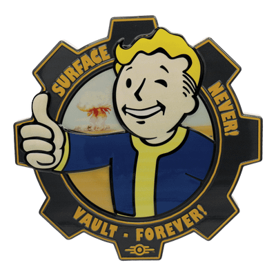 Plaketa Fallout - Vault Boy