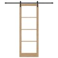 vidaXL Posuvné dvere ORKDAL Prírodná 83 x 232 cm