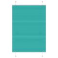 vidaXL plisovaná roleta benzínová zelená 90x150 cm šírka látky 89,4 cm