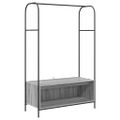 vidaXL Vešiak na oblečenie Sivá 100 x 44 x 160 cm Kompozitné drevo