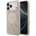 Puzdro Guess 4G Circle Classic Logo MagSafe pre iPhone 17 Pro Max ružové