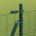vidaXL Euro plot s betónovým podstavcom 10 x 1,4 m PVC potiahnutá oceľ