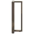 vidaXL Nohy konzolového stola v tvare T, 2 ks, čierne, 38x25x(72-73) cm, oceľ