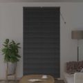 vidaXL Rímske žalúzie Čierna 220 x 110 cm Hliník