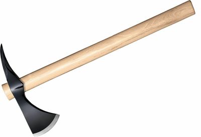 Cold Steel 90SH Spike Hawk vrhacia sekera/tomahawk 694 g, drevo orechovca