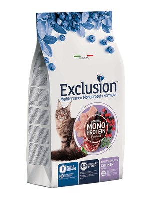 EXCLUSION NGCGC01 GIANT CAT granule pre sterilizované mačky veľkých plemien - kuracie, 1,5kg