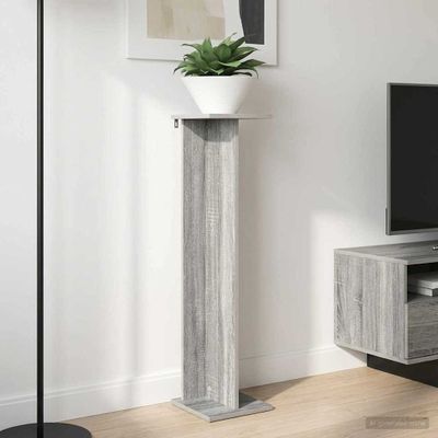 vidaXL Stojan na rastliny 2 pcs Sivá Sonoma 25 x 25,5 x 100,5 cm