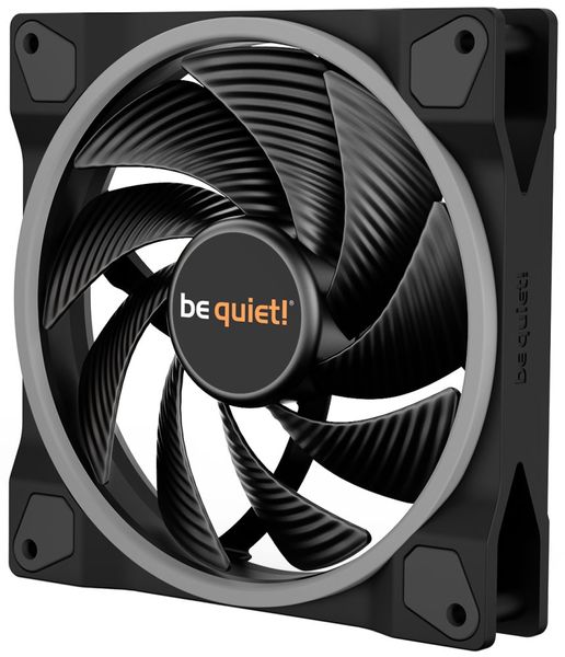 Be quiet! / ventilátor Light Wings high speed / 140mm / PWM / ARGB Ventilátor, 140mm, Rifle ložisko, 4-pin PWM, 31dBA, ARGB podsvietenie, high-speed, čierny
