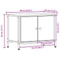 vidaXL TV skrinka 60 x 35 x 45 cm Staré drevo Kompozitné drevo