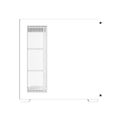 Počítačová skriňa Darkflash DS900W bez ventilátorov (biela)