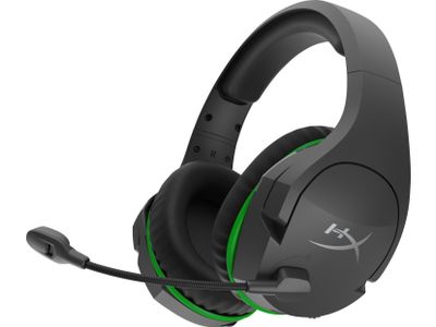 HyperX CloudX Stinger Core/Stereo/ANC/BT/Bezdrať/Šedá-zelená