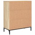 vidaXL Servírovacia skriňa Sonoma dub 69,5 x 33 x 82 cm