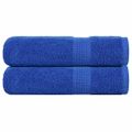 vidaXL Sprchové uteráky FROGN 2 ks modré 70x140 cm 360 g/m²