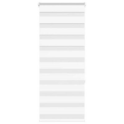 vidaXL Zebra roleta biela 60x150 cm šírka látky 55,9 cm polyester