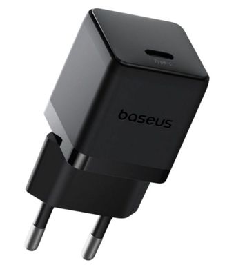 Baseus Rýchlonabíjačka do siete Palm 20W USB-C PD QC 3.0 čierna