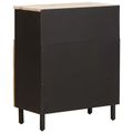 vidaXL Servírovacia skriňa Biele umývanie dokončenie 60 x 33 x 75 cm