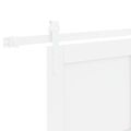 vidaXL Posuvné dvere ORKDAL 83 x 202 cm Borovicový masív Biela