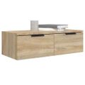 vidaXL Nástenné skrinky 2 ks dub sonoma 68x30x20 cm spracované drevo