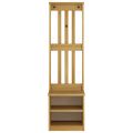 vidaXL Halový strom SANDNES 45x40x159,5 cm masívna borovica