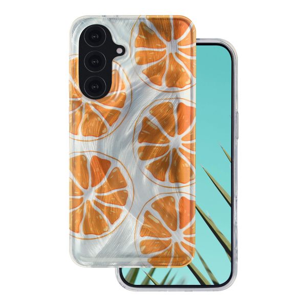 Módne letné puzdro pre Samsung Galaxy A37 5G oranžové