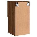 vidaXL TV skrinky s LED svetlami 2 ks hnedý dub 30,5x30x60 cm
