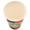 vidaXL Papierové šálky na kávu 1000 ks 16oz 400ml červená a čierna