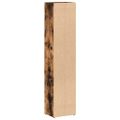 vidaXL CD skrinky 2 ks dymový dub 21x16x93,5 cm spracované drevo