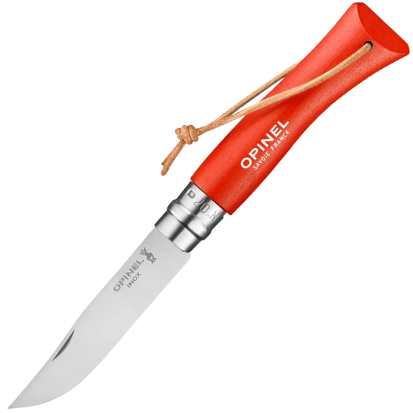 OPINEL 002208 VRI N°07 Bushwhacker Orange vreckový nôž 8 cm, oranžová, drevo