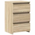 vidaXL Nočné stolíky 2 ks, dub sonoma 40x35x62,5 cm, kompozitné drevo