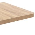 vidaXL Bistro stolík bledohnedý 60x60 cm MDF