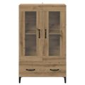 vidaXL Highboard Remeselný dub 70 x 31 x 115 cm