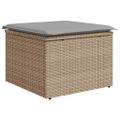 vidaXL Súprava záhradných pohoviek 6 ks Beige a svetlo šedá polyratan