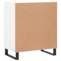 vidaXL Komoda biela 60x35x70 cm spracované drevo