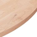 vidaXL Okrúhla stolová doska Ø70x2,5 cm neošetrený dubový masív