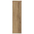 vidaXL Stojany na rastliny 2 ks dub artisan 17x17x60 cm kompoz. drevo
