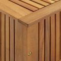 vidaXL Záhradný úložný box 90x50x58 cm, akáciový masív
