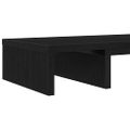 vidaXL Nastaviteľný stojan na monitor, čierny dub, 60x24x10,5 cm, umelé drevo